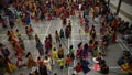 A Clip of garba and dandiaya dance during Navratri Hindu festival celebrated in Calgary, Canada.