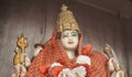 navratri IMAGES mata Durga devi statue in mandir Royalty Free Stock Photo