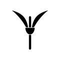 Navratri shaivism style silhouette icon