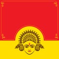 Navratri utsav greeting card