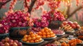 Navruz feasts boast an array of ripe fruits, symbolizing abundance and prosperity in the new year