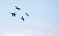 NAVY Blue Angel Fighter Jets Royalty Free Stock Photo
