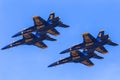 Navy Blue Angels Flight Demonstration Team Royalty Free Stock Photo