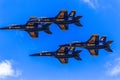 Navy Blue Angels Flight Demonstration Team Royalty Free Stock Photo