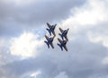 Navy Blue Angels Flight Demonstration Team Royalty Free Stock Photo