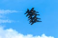 Navy Blue Angels Flight Demonstration Team Royalty Free Stock Photo