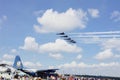 Airshow including the Navy Blue Angels