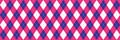 Navy Blue and Bright Pink Argyle