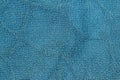 Navy blue dark fabric texture background top view banner. Royalty Free Stock Photo