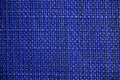 Navy blue fabric texture. Dark blue cloth background. Close up view of Navy blue fabric texture and background. Royalty Free Stock Photo