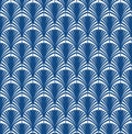 Navy Blue Geometric Art Deco Pattern Design with White Background Royalty Free Stock Photo