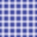 Navy blue gingham pattern, geometric background Royalty Free Stock Photo