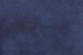 Navy blue matt suede fabric closeup. Velvet texture. Royalty Free Stock Photo