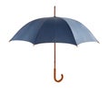 Navy blue open umbrella