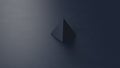 Navy Blue Pyramid Block Royalty Free Stock Photo