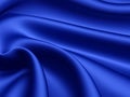 Navy blue silk satin. Dark elegant luxury abstract background with space for design. Royalty Free Stock Photo