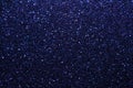 Navy blue sparkling background from small sequins, closeup. Brilliant shiny backdrop from textile. Royalty Free Stock Photo