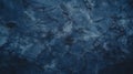 Navy blue texture. Close-up toned old concrete surface. Dark grunge background created with Generative AI Royalty Free Stock Photo