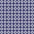 Navy Blue And White Burst Circles Abstract Geometric Seamless Textured Pattern Background