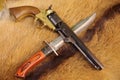 Navy Colt Cap & Ball, Bowie Knife