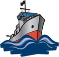 Navy Destroyer Royalty Free Stock Photo