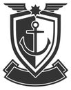 Navy force emblem. Military insignia. Army badge