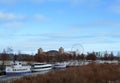 Navy Pier from Lakeshore Drive Royalty Free Stock Photo