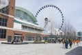 Navy Pier on sunny day in Chicago,Illinois,USA Royalty Free Stock Photo