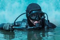 Navy SEAL frogman Royalty Free Stock Photo