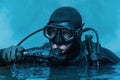 Navy SEAL frogman Royalty Free Stock Photo