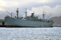 Navy ship near Pier 39, San Francisco Royalty Free Stock Photo