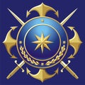 NAVY style badge