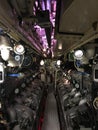 Navy submarine walkway interior