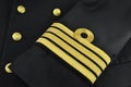 Navy uniform, captain Royalty Free Stock Photo