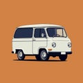Navy Van With Clean And Simple Designs In Annibale Carracci Style Royalty Free Stock Photo