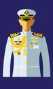 Navy White Uniform