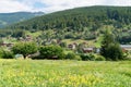 Nax village in summer, Canton of Valais, Swiss Alps Royalty Free Stock Photo