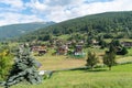 Nax village in summer, Canton of Valais, Swiss Alps Royalty Free Stock Photo