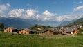 Nax village in summer, Canton of Valais, Swiss Alps Royalty Free Stock Photo