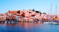 Naxos from the sea Royalty Free Stock Photo