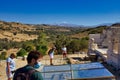 Naxos Touring Ancient ruins people on day tour.