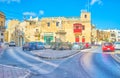 The urban scene of old Naxxar, Malta