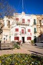 Naxxar town centre square, Malta.