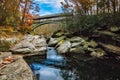 Nay Aug Gorge in Autumn Royalty Free Stock Photo