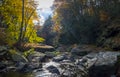 Nay Aug Gorge in Autumn Royalty Free Stock Photo