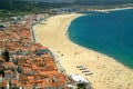 Nazare beach view from the Sitio, centro - Portugal