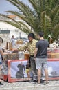 Nazare, 20th July: Sitio da Nazare Square from Nazare Resort in Portugal