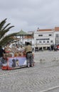 Nazare, 20th July: Sitio da Nazare Square from Nazare Resort in Portugal