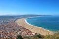 Nazare town from Sitio, Portugal