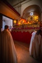 Nazarene parade in Holy Week. Valladolid, Spain